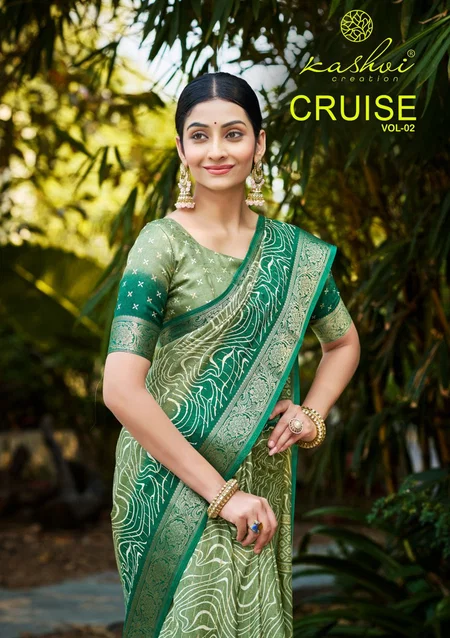 Cruise Vol 2 By Kashvi Marshmello Silk Daily Wear Saree Wholesale Market In Surat